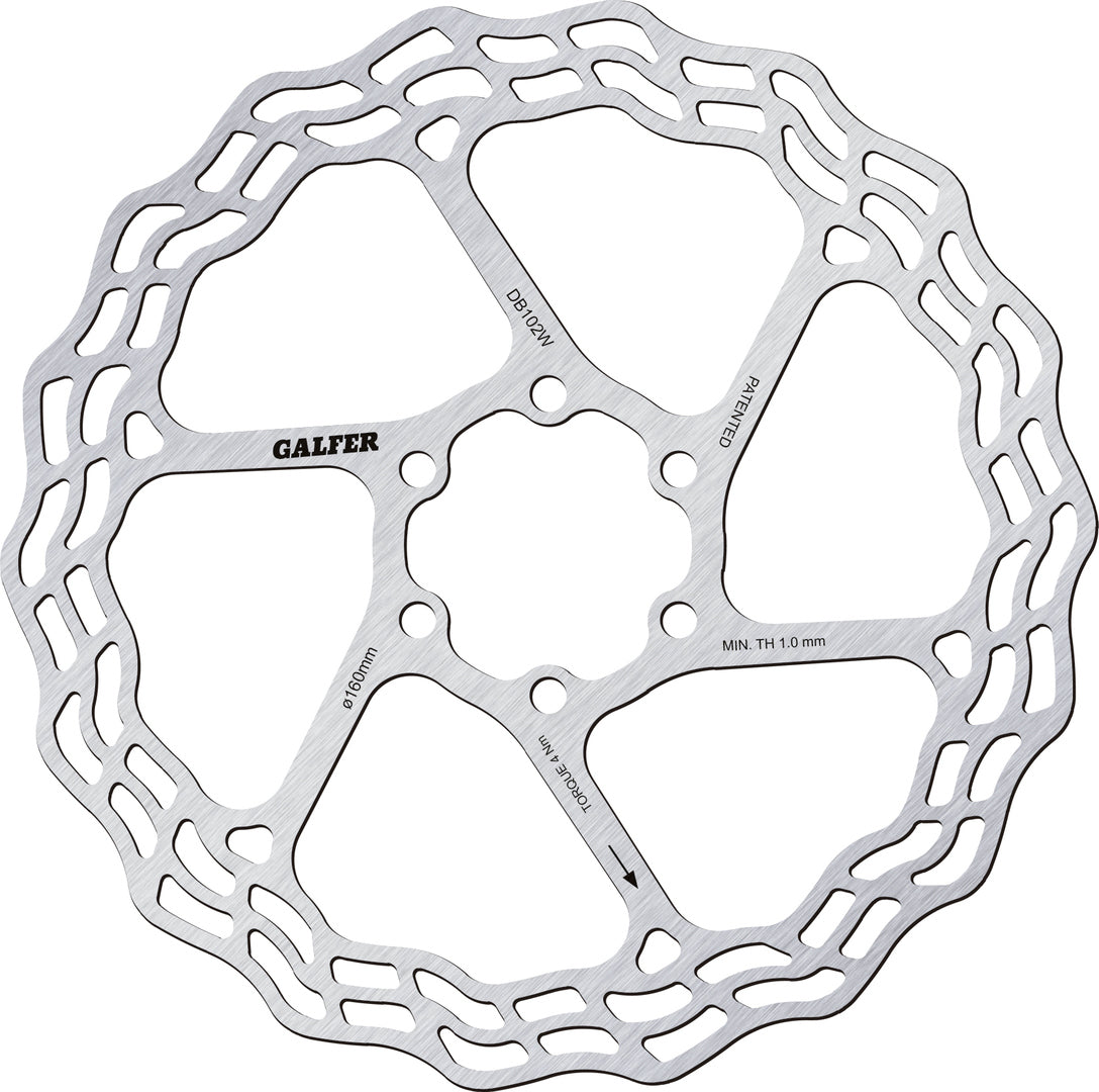 Galfer Disc Rotor Wave 6 Bolt 1.8mm