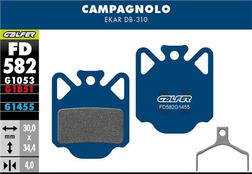 Galfer Disc Brake Pad Campagnolo Ekar