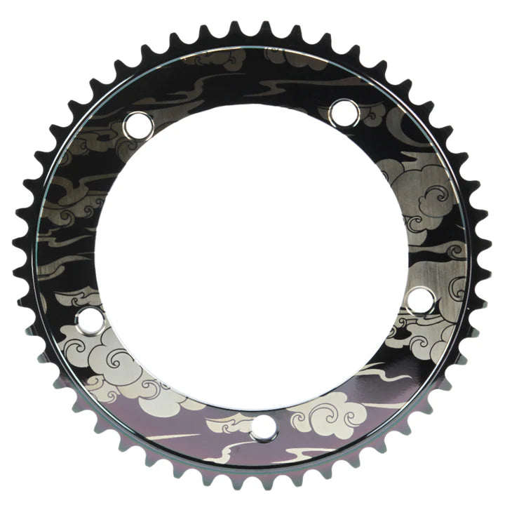 Bespoke Chainring - Clouds, Track Chainring
