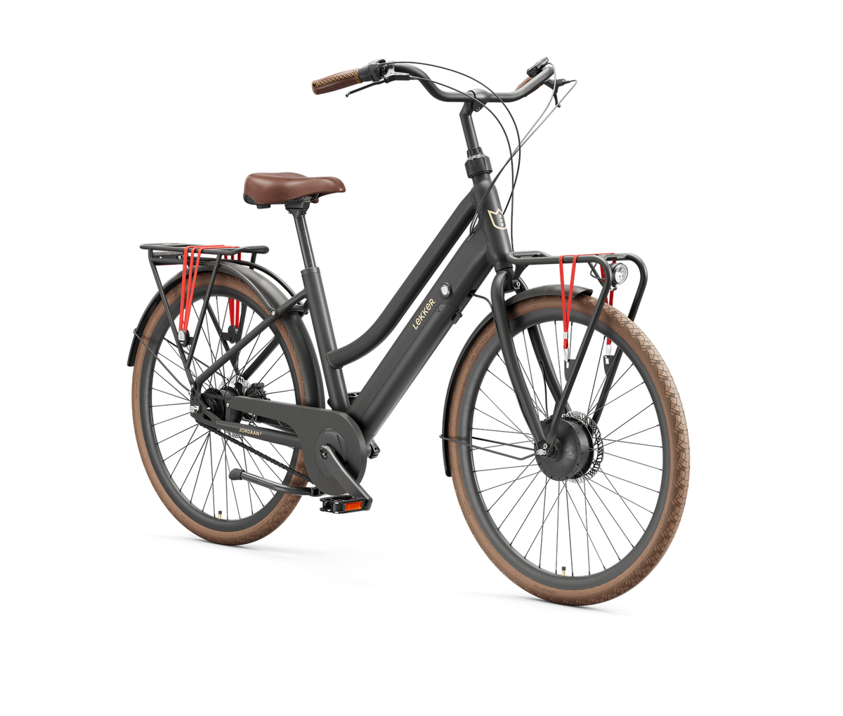 Lekker Jordaan Urban 8 speed Black 500Wh