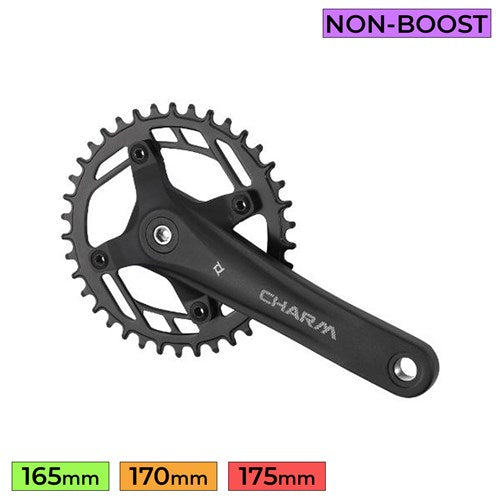 Prowheel Charm crankset - Square Taper - Non Boost - 170