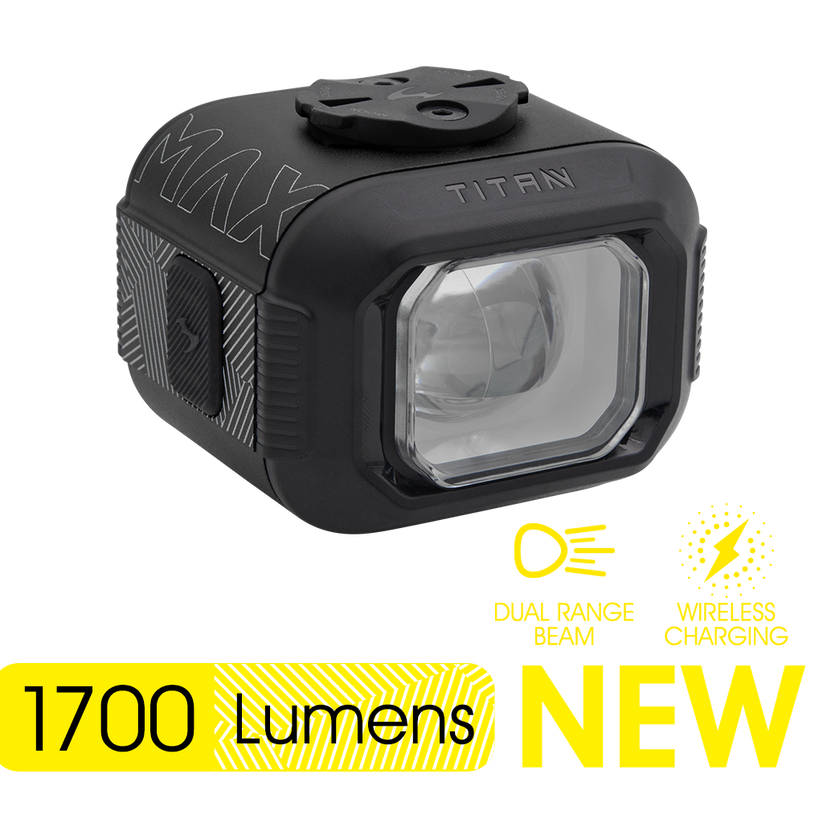 Moon Titan Max (RMS) Front Light 1700 Lumens Black