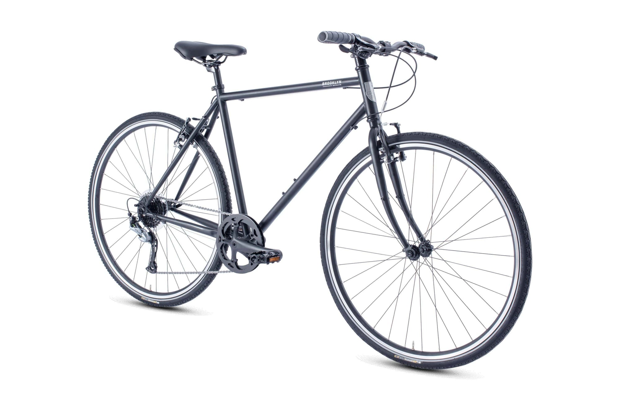 Roebling Hybrid Bike | Roebling Hybrid Commuter Bicycle  Matte Black / 15/XS 9-ROE-MB-15
